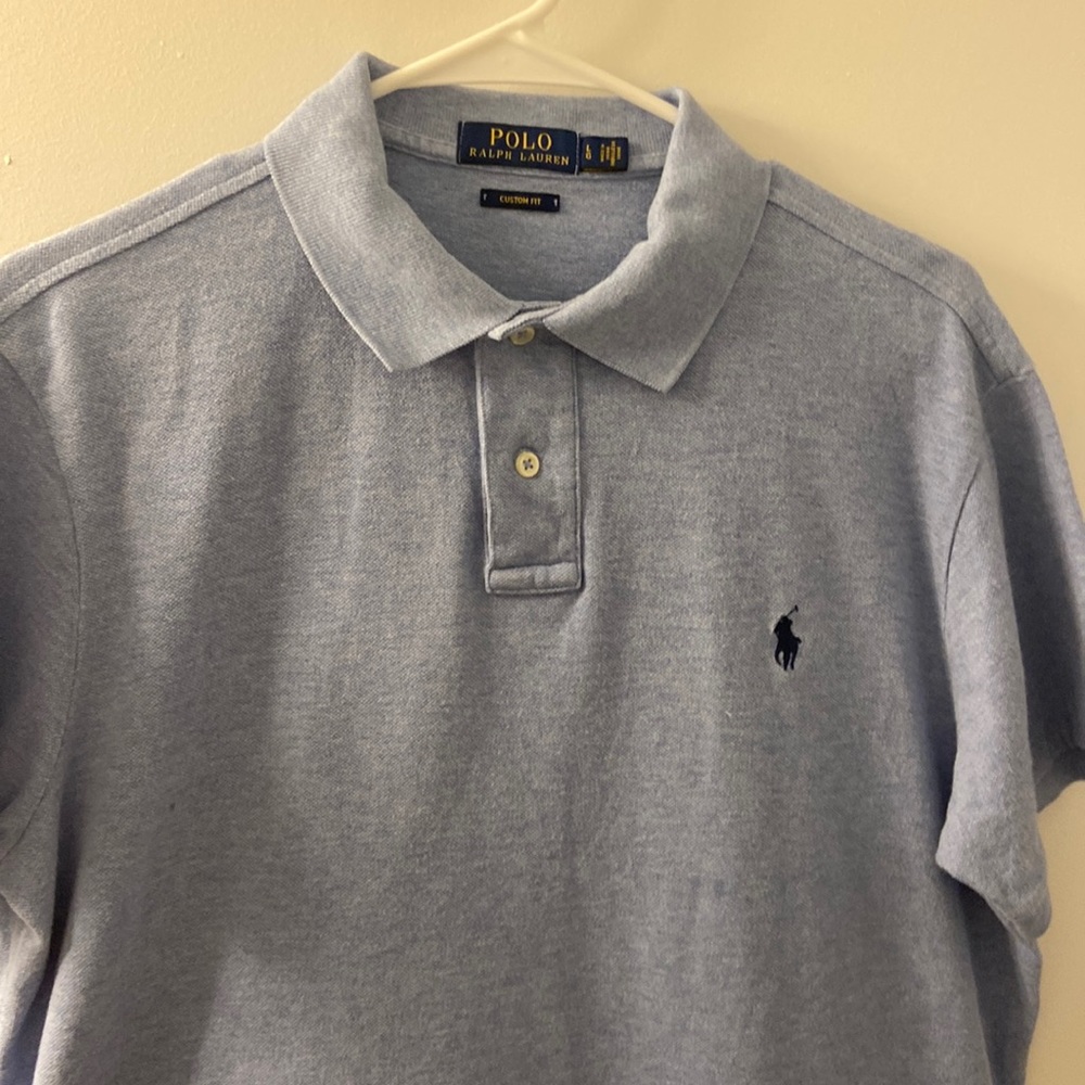 Ralph Lauren Polo classic Mens polo in light blue